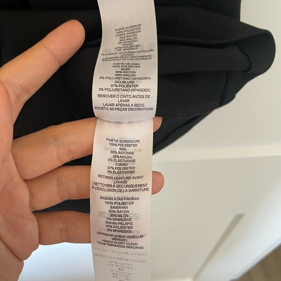 Armani Exchange Black Sleeveless Dress – Size 2 - Picture 4 of 8